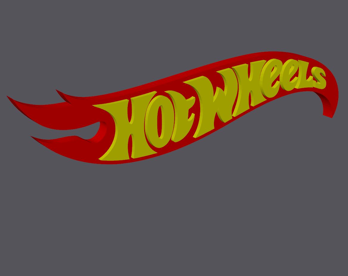 Cartel 3D HotWheels Original/Personalizado