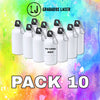 Pack 10 botellas personalizadas