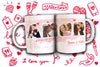 Taza Collage amor fotos