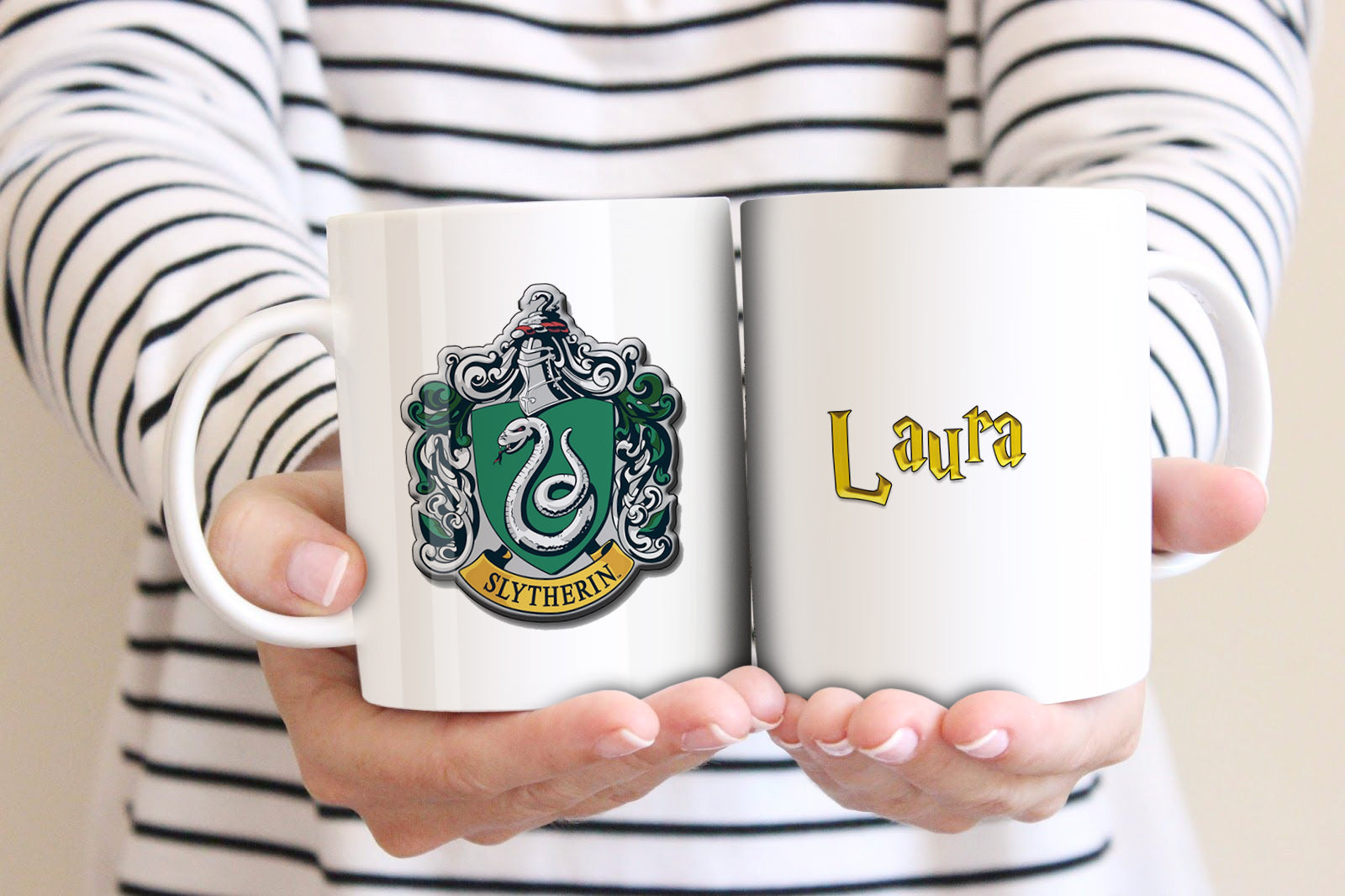 Taza escudo Slytherin