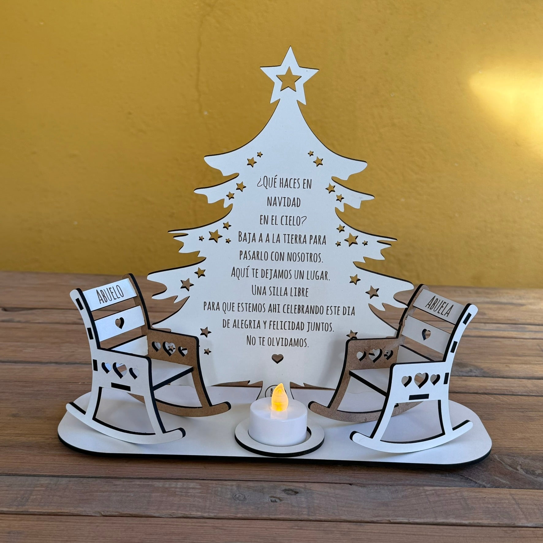 Árbol memorial de Navidad Personalizado