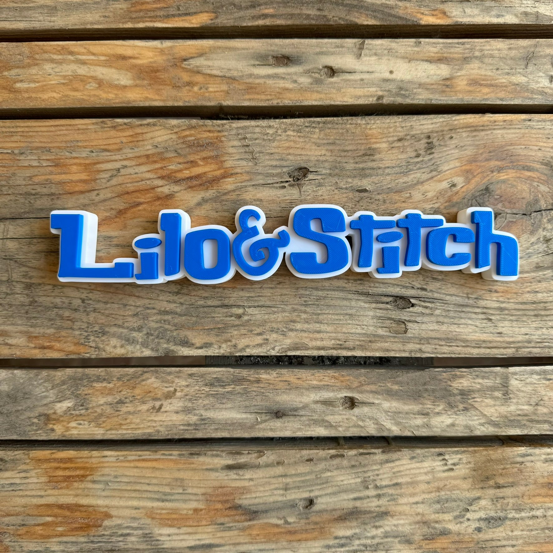 Cartel 3D Stitch Original / Personalizado