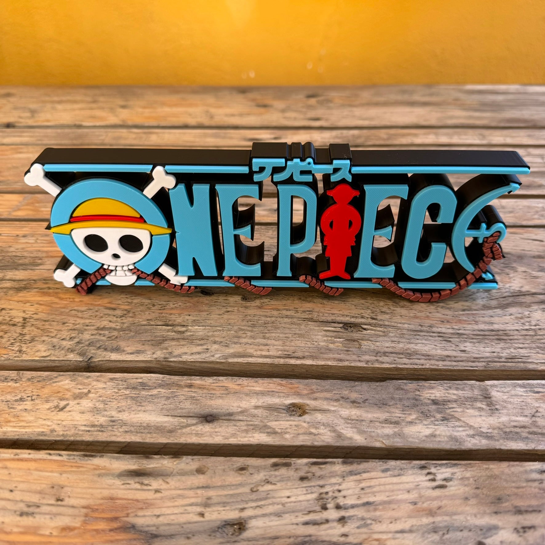 Cartel 3D One Piece original / personalizado