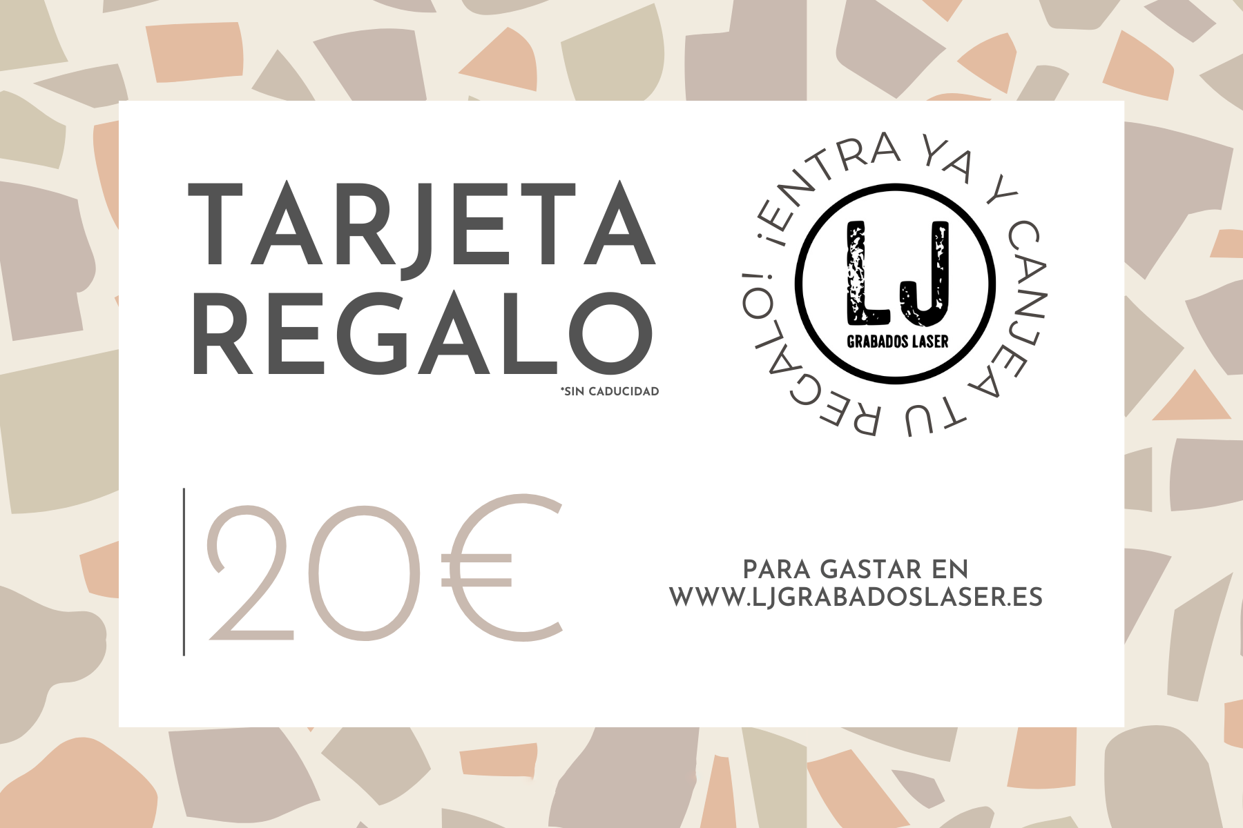 Tarjeta regalo 20€