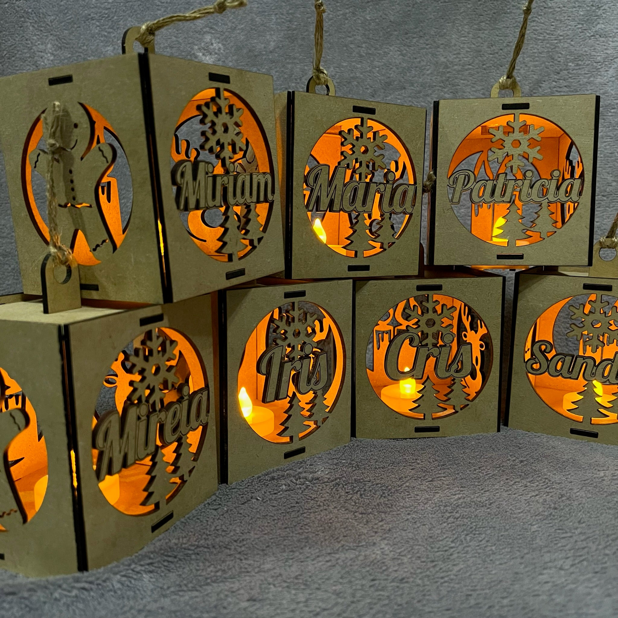 Cubo led Navidad